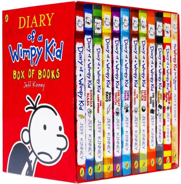 Diary Of A Wimpy Kid 12 Book Box Set by Jeff Kinney