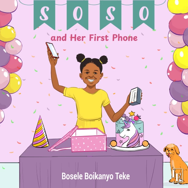 Soso and her first phone by Bosele Boikanyo Teke