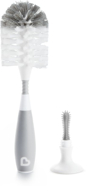 Munchkin Bristle Bottle Brush - GREY Bottle Cleaner