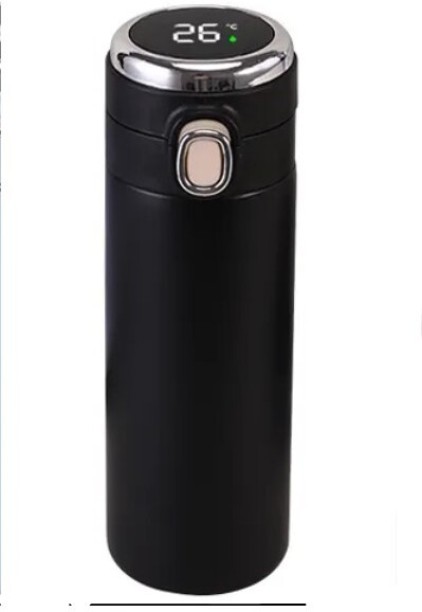 BOTTLE Vacuum Cup Flask LED Digital 400 ml Bottle With Drinking Glass