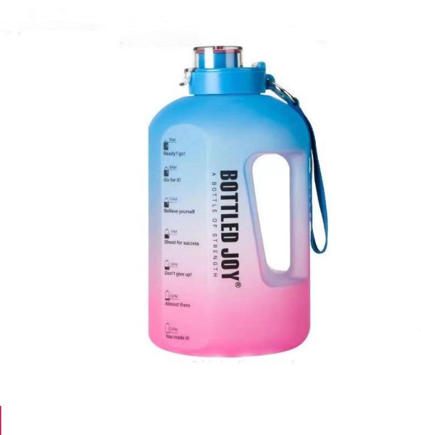 Joy bottle Bottled Joy 2.2 L Water Bottle Blue/Pink 2200 ml Bottle