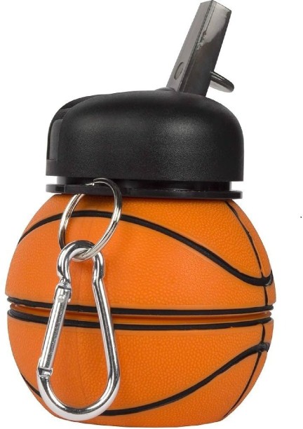 ELCTRO WORLD Silicone Foldable Water Bottle With Straw 200 ml Bottle