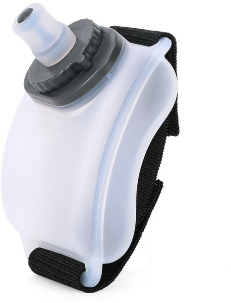 SmartlyPicked Outdoor Cycling Sports Water Bag 200ml Silicone Wrist Hydration Flask With Adjustable Strap 200 ml Sipper