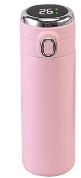 BOTTLE Vacuum Cup Flask LED Digital 400 ml Bottle With Drinking Glass