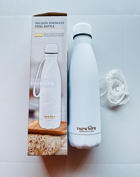 TAKME HOME Vacuum Stainless Steel bottle Hot or Cold 500 ml Bottle