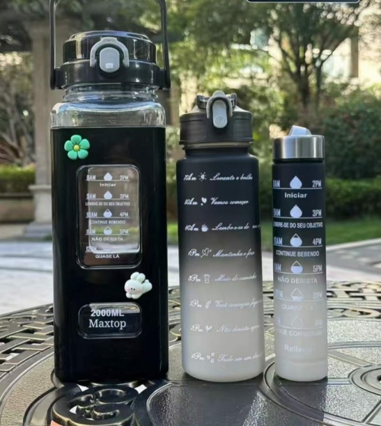 MOTIVATIONAL WATER BOTTLE WT 2000 ml Bottle