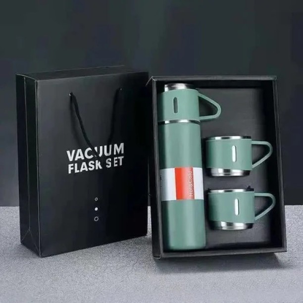 Flawless V Generic Elegant Stainless Steel Thermos Vacuum Flask with Gift Box 500 ml Flask