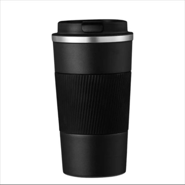 UNIQUE Coffee Cup Double-Layer Stainless Steel Vacuum Flask Thermos Handheld Insulated Flask Hot Drinks 510 ml Bottle With Drinking Glass