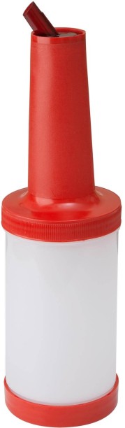 Charms Store N Pour Bottle 1L With Red Pour Spout And Cap 1000 ml Bottle