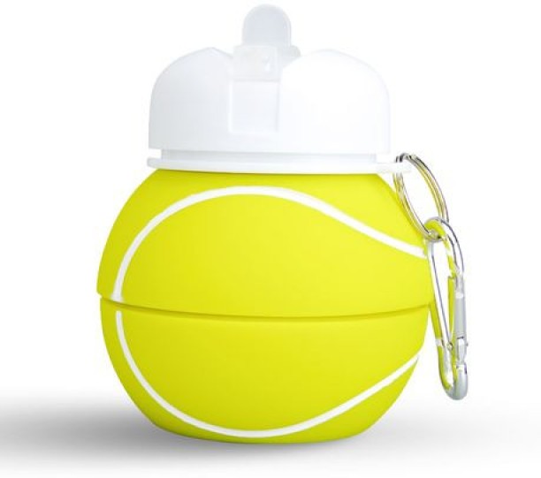 top sale trader Kids Collapsible Silicone Water Bottle - Tennis Ball 550 ml Bottle