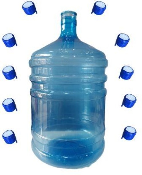 Aquazone Water Dispenser Bottle with 10 Caps 19L + 10 Caps 19000 ml Bottle