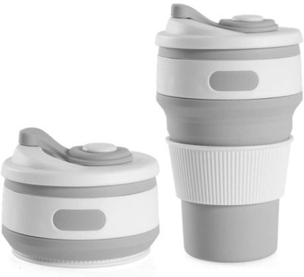 top sale trader Silicone Cup Collapsible 350 ml Flask