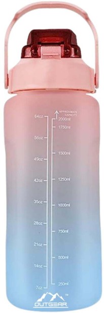 Outgear Motivational Water Bottle 2000 ml Bottle