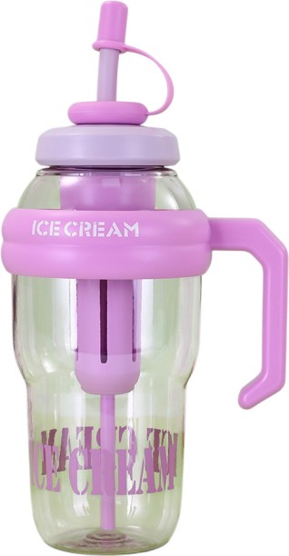 SpSp 1200ml High Capacity Plastic Water Bottle with Straw And filter Heat Resistant Bottle- Purple 1200 ml Bottle