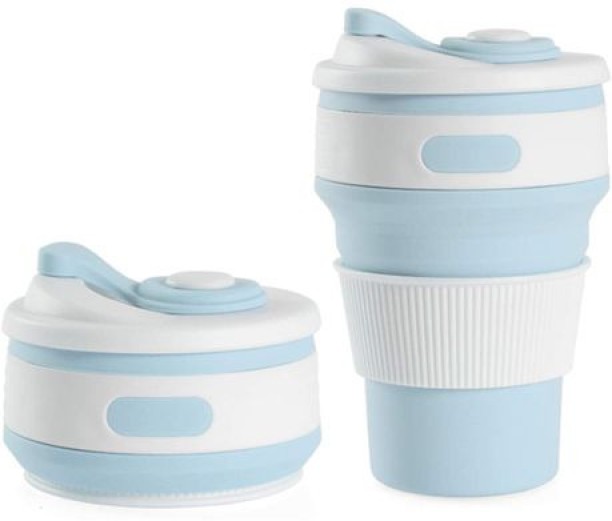 top sale trader Silicone Cup Collapsible 350 ml Flask