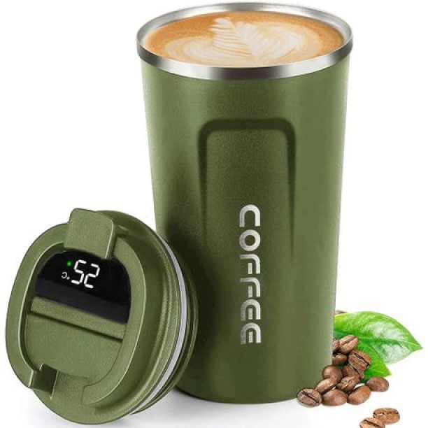 top sale trader 510ml Coffee Mug Vacuum Insulated Travel with Temperature Display 510 ml Flask