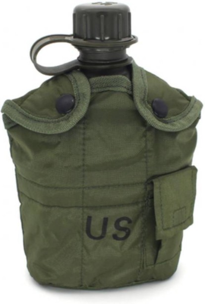 FAS 1L Outdoor Army Military Water Bottle - Green 1000 ml Bottle