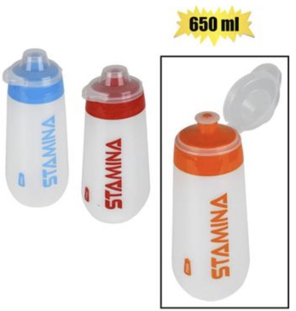 az decor Water bottle 650ml stamina asstd colours 650 ml Bottle