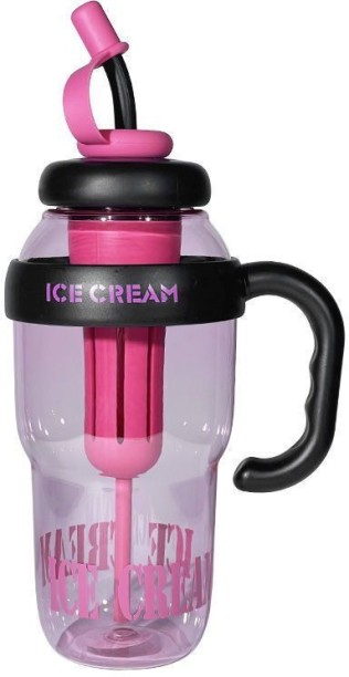 SpSp 1200ml High Capacity Plastic Water Bottle with Straw And filter Heat Resistant Bottle STrawberry Pink 1200 ml Bottle