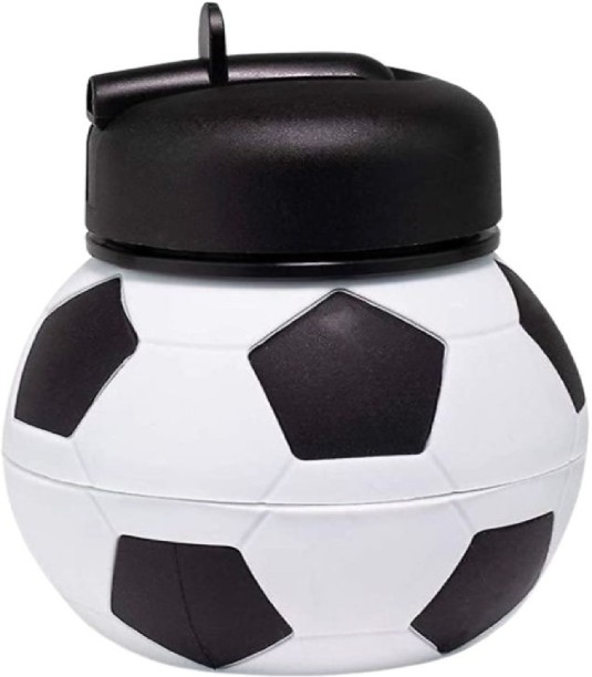 ELCTRO WORLD Silicone Soccer Ball , Collapsable Water Bottle 200 ml Bottle