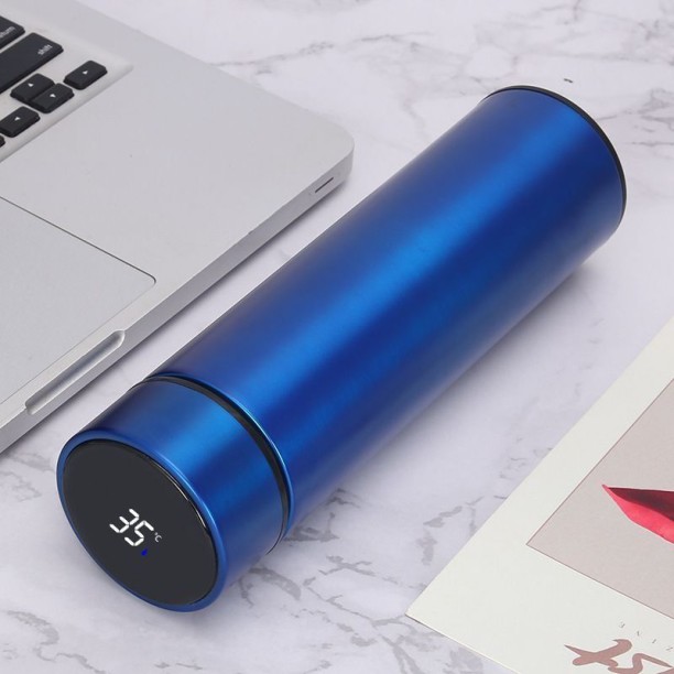 Online O Smart Stainless Steel Vacuum Temperature Cup 500 ml Bottle With Drinking Glass