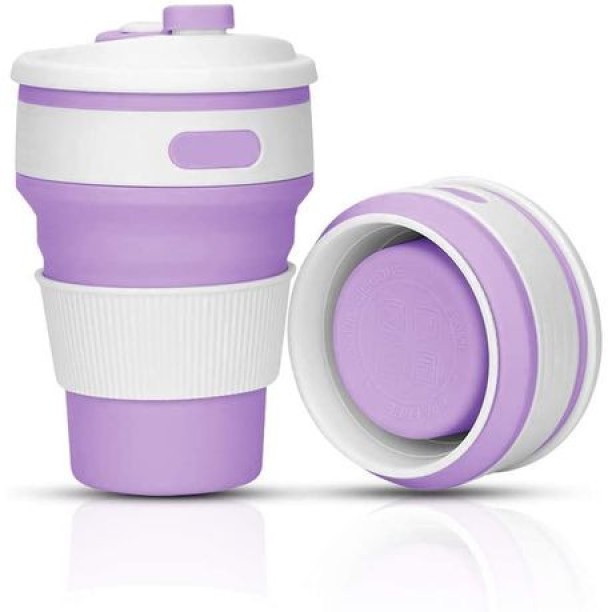 top sale trader Silicone Cup Collapsible 350 ml Flask