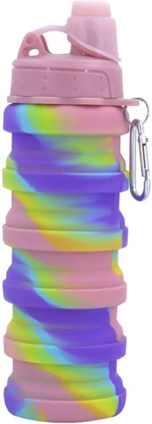 Generic Camouflage Silicone Folding Cup 500 ml Bottle