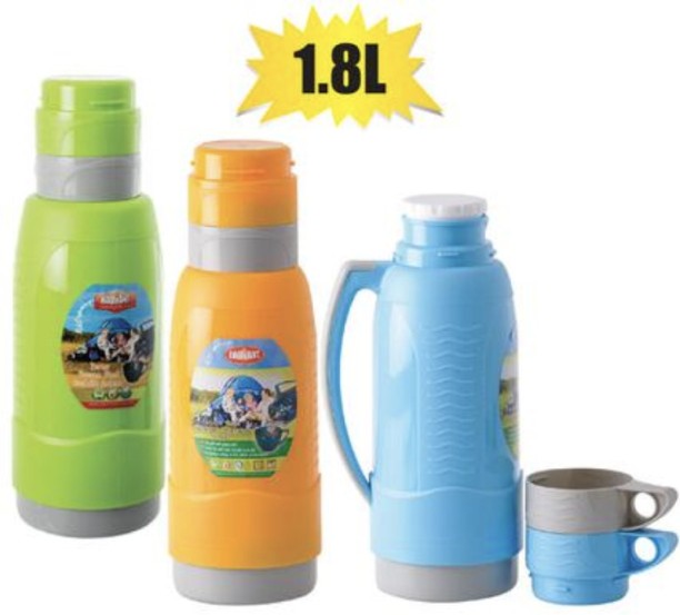 az decor Vacuum flask 1.8l 2xcup plastic body1 1500 ml Flask