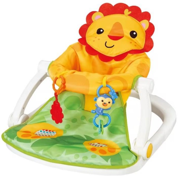 MHC Polyester Non-electric Baby Floor Seat Activity Center Sit Up Infant Feeding Playing Chair
