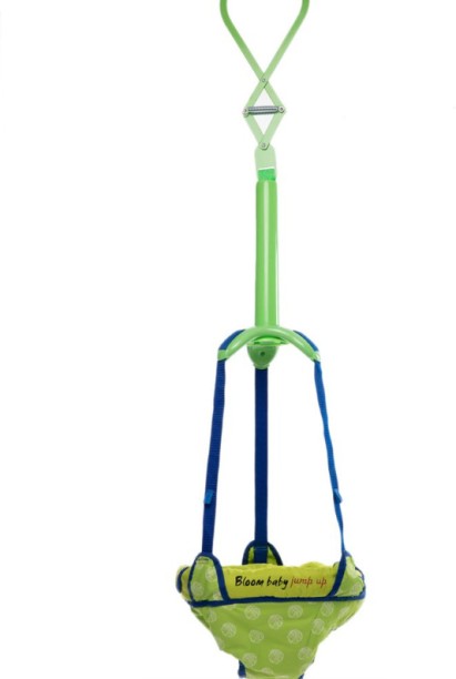 Bloom Baby Cotton Polyester Blend Swings Baby Door Jumper - Green