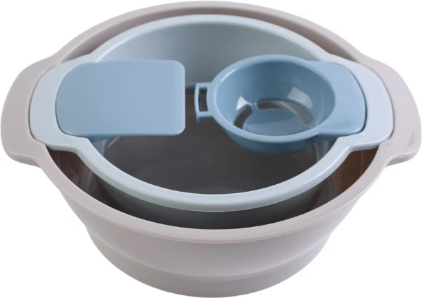 Generic JJR-0717 Polypropylene, Stainless Steel Mixing Bowl