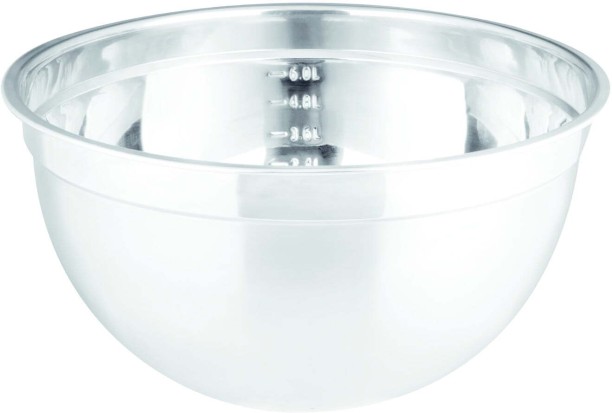 Bakers & Chefs 6L Stainless Steel Mixing Bowl