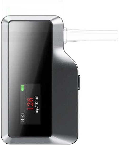 Autostyle Mr Black-05 Portable Alcohol Tester Breathalyzer Unit Bp Monitor