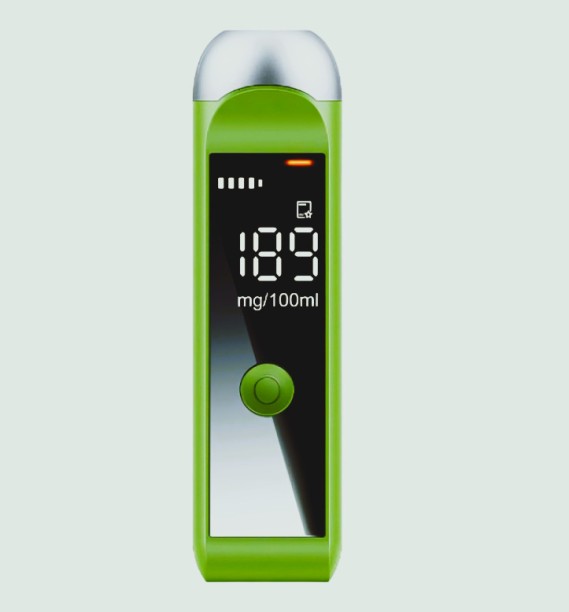 Autostyle Portable Alcohol Tester High-Accuracy LCD Non-Contact Breathalyzer (Green) Bp Monitor