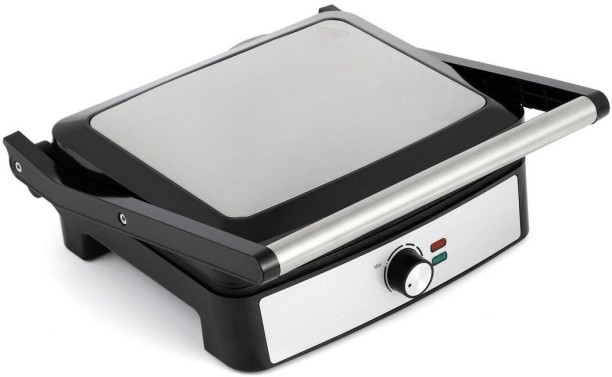PrimePickSA Compact Double-Sided Grill & Panini Press – Non-Stick Plates, Adjustable Temperature, Quick Meals SA Bread Maker