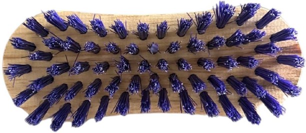 PROSAFE CHUBBY SCRUBBING BRUSH Wet and Dry Wooden Handle Nylon Brush