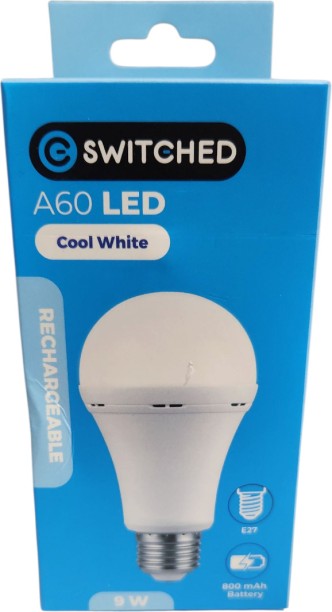 Switched 9 W Round E27 LED Bulb