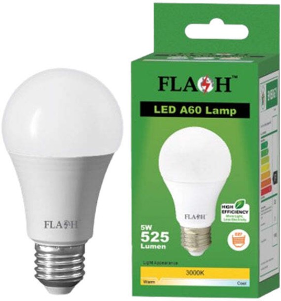 FLASH 5 W Standard E27 LED Bulb