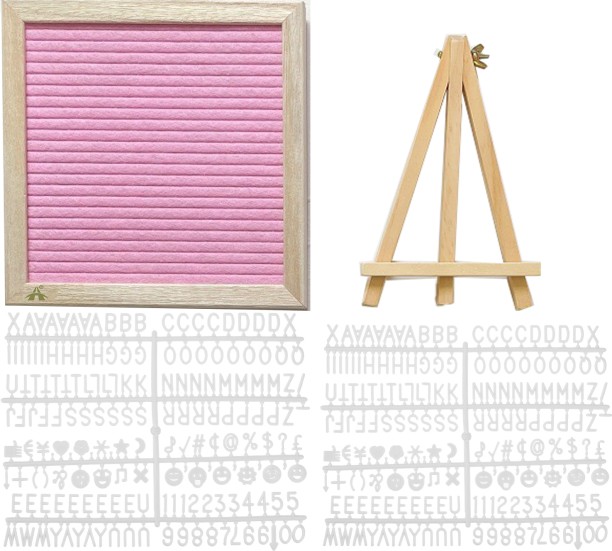 ALANES Felt Letter Board Changeable Message Board for Home Office NA Bulletin Board
