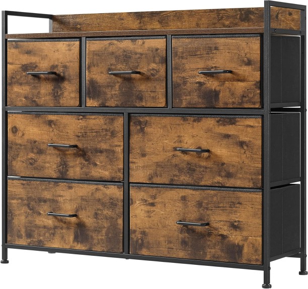 LASA CASA-7DS Fabric Free Standing Chest of Drawers
