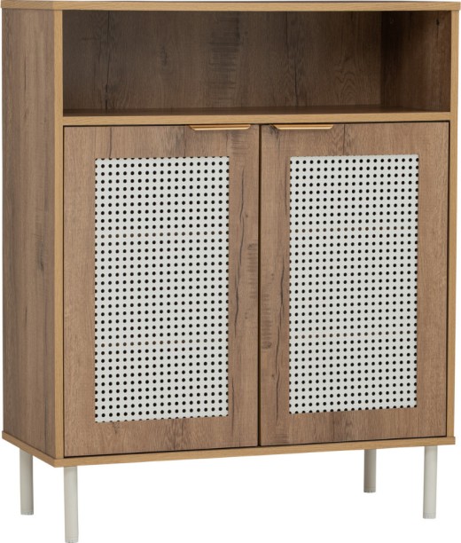 Decorum & Co Dallas Multi Functional Cabinet Solid Wood Free Standing Cabinet
