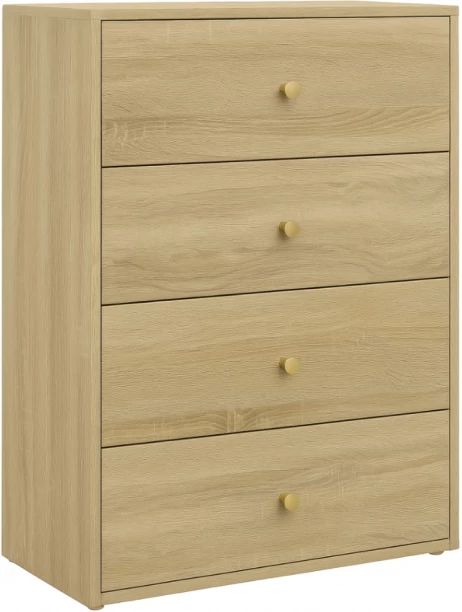 Decorum & Co DCLCH04AS1 Engineered Wood Free Standing Chest of Drawers