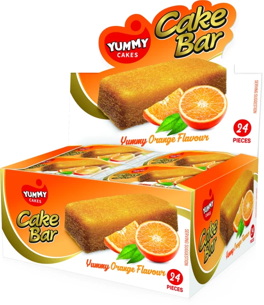 Yummy Cake Bar Orange Cake