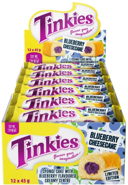 Tinkies Creamy Centre Blueberry Cake