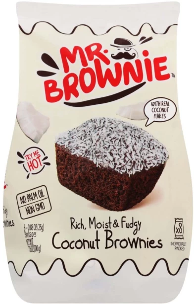 Mr Brownie Rich, Moist & Fudgy Coconut Brownie