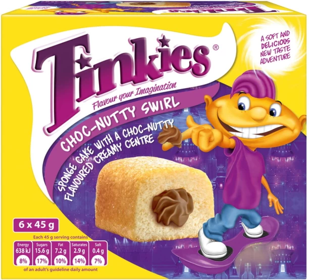 Tinkies Creamy Centre Chocolate-Nutty Cake