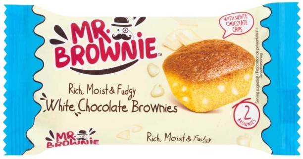Mr Brownie Rich, Moist & Fudgy White Chocolate Brownie