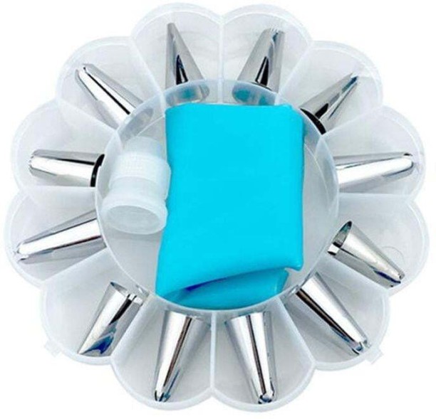 ORM Silicone Icing Cake Decorating Nozzles Stainless Steel Cake Server