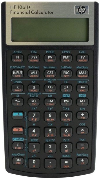 HP 10Bii+ Financial  Calculator
