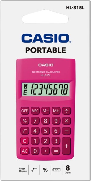 Casio HL-815L-PK Basic  Calculator